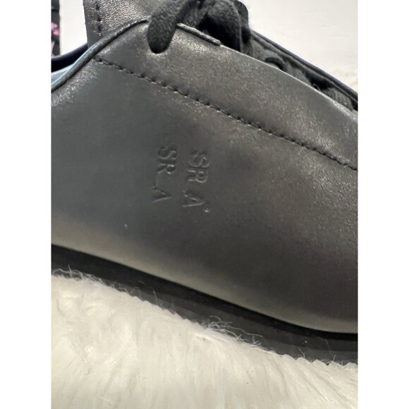 Zara Men Leather Sneakers X SR_A Black Causal Lace Up Shoes Size US 9 EU 42 $159 - Picture 5 of 15